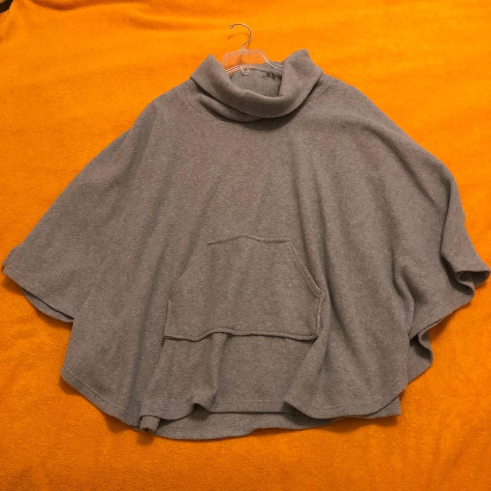 Fleece poncho